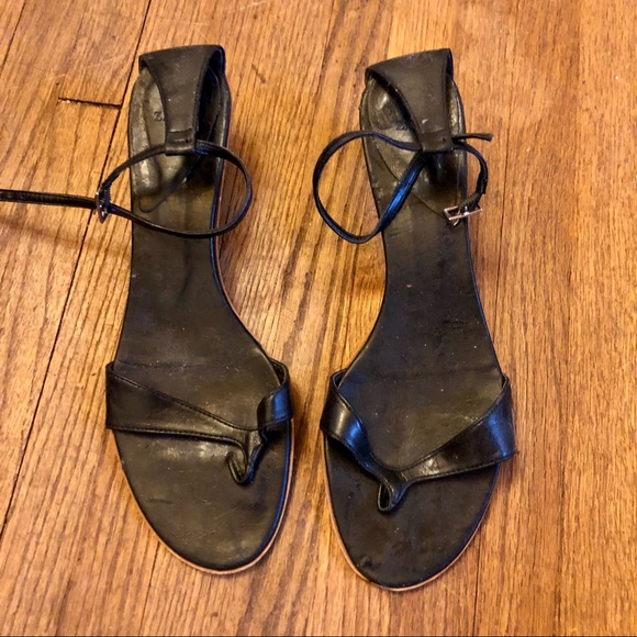 Zara black sandals